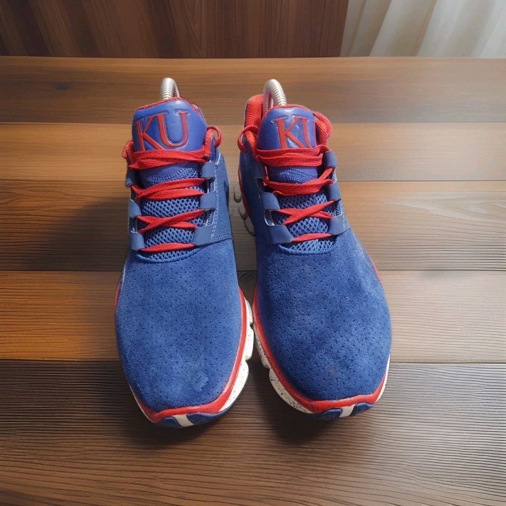 Adidas University of Kansas Team Issued Suede Sneakers Vintage Sz 6.5 Shoes Mens